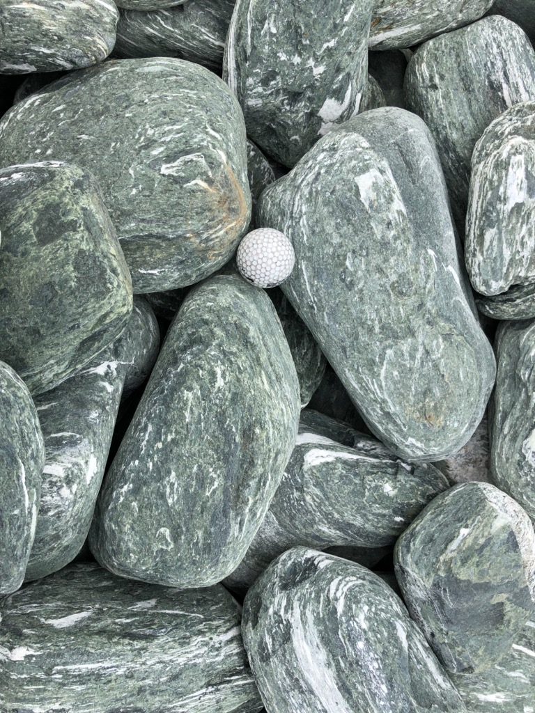 Medium Green Marble Pebbles