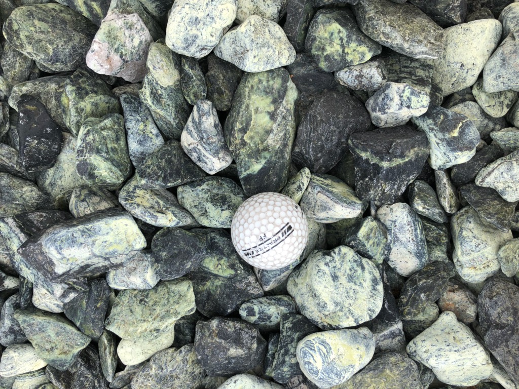 Small Green Marble Pebbles